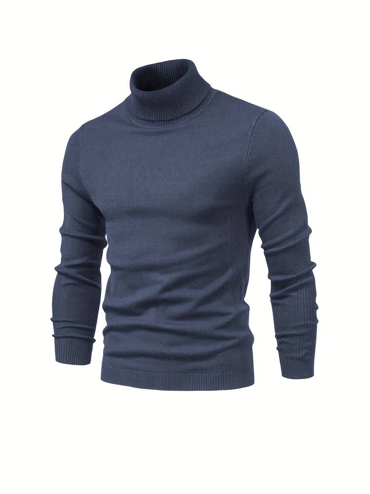 Men's Turtleneck Slim Fit Jumper | Ideal for Autumn/Winter