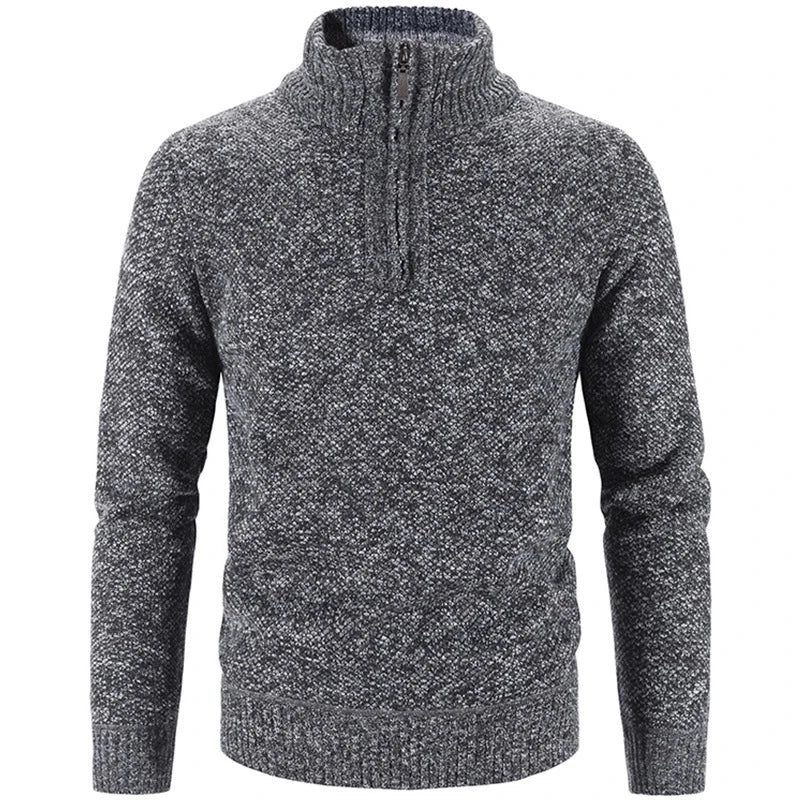 Men's Quarter Zip Stand-Up Collar Jumper | Ideal for Autumn/Winter