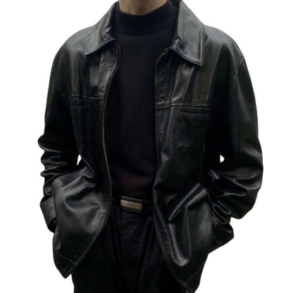 Men's Classic Black Jacket | Ideal for Autumn/Winter