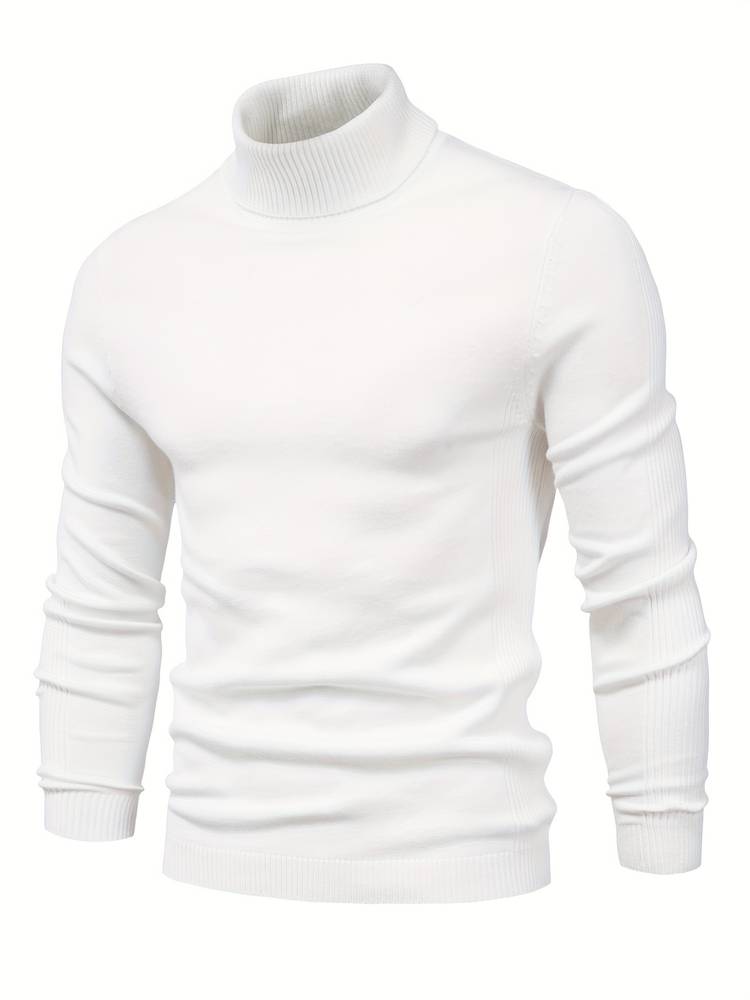 Men's Turtleneck Slim Fit Jumper | Ideal for Autumn/Winter