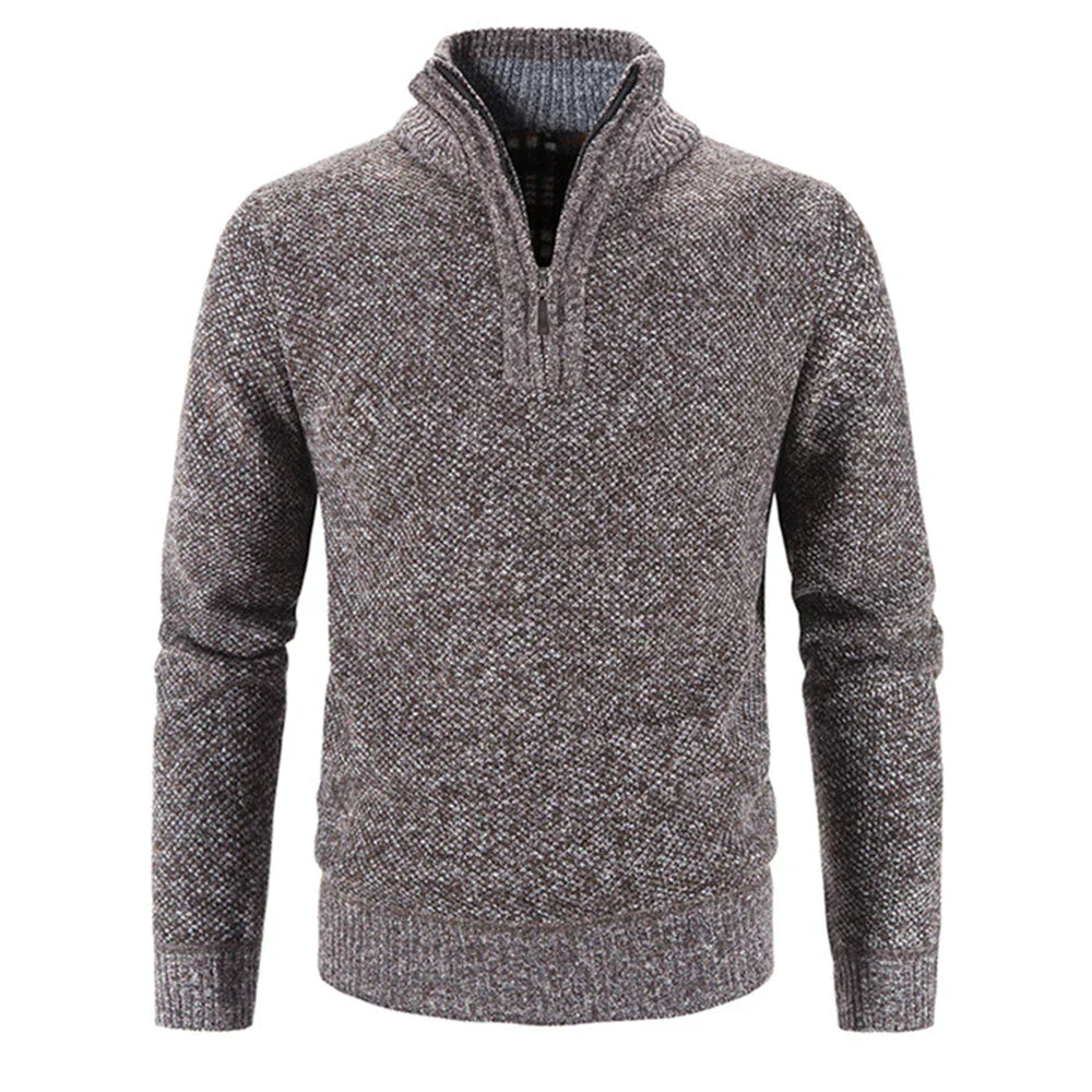 Men's Quarter Zip Stand-Up Collar Jumper | Ideal for Autumn/Winter