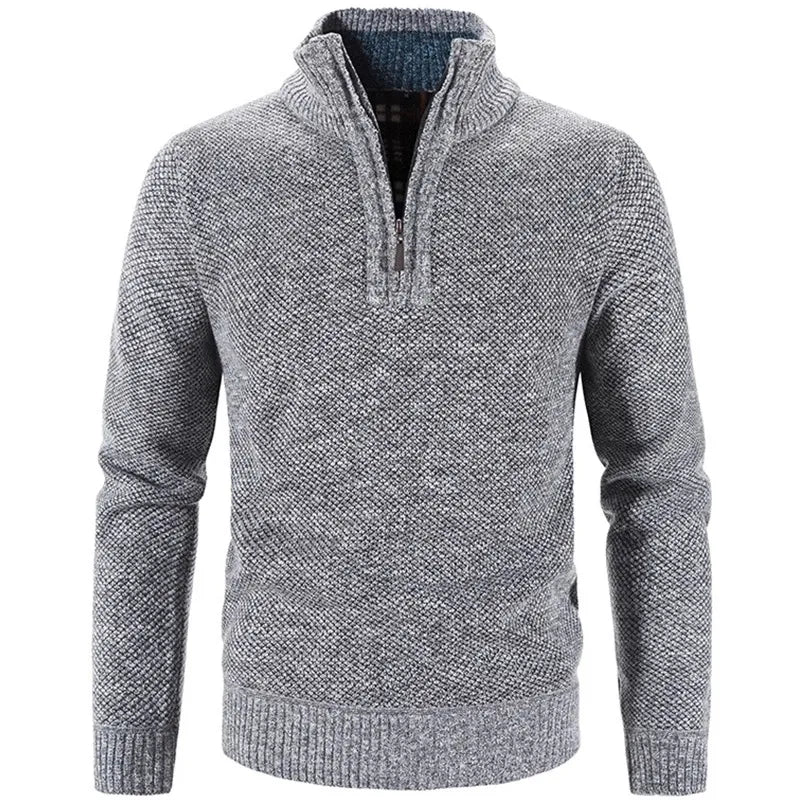 Men's Quarter Zip Stand-Up Collar Jumper | Ideal for Autumn/Winter