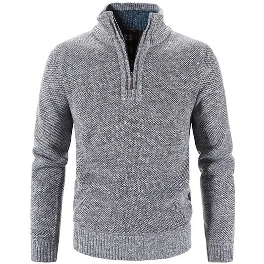 Men's Quarter Zip Stand-Up Collar Jumper | Ideal for Autumn/Winter