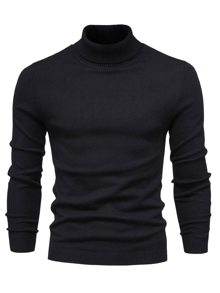 Men's Turtleneck Slim Fit Jumper | Ideal for Autumn/Winter